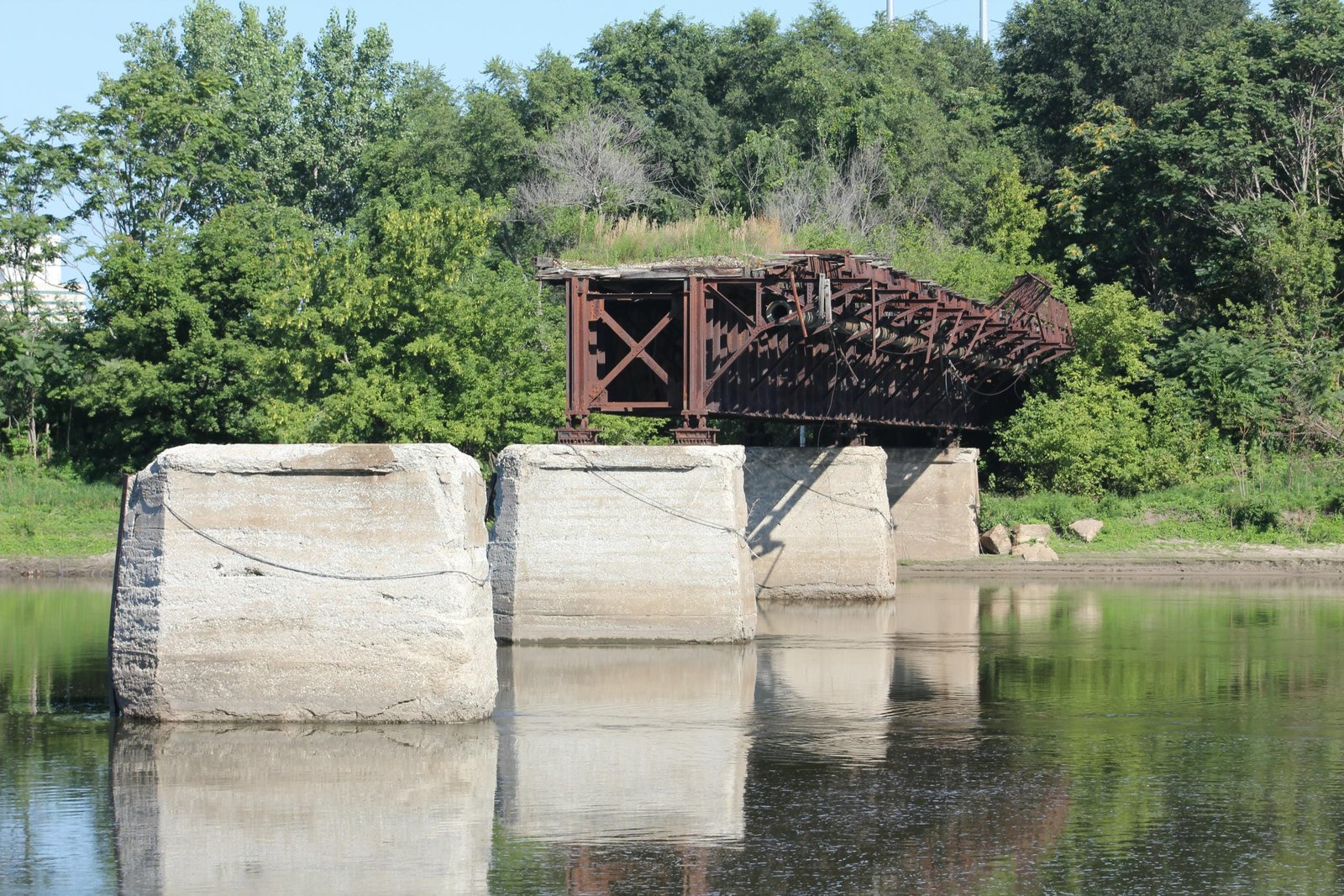 Looking north